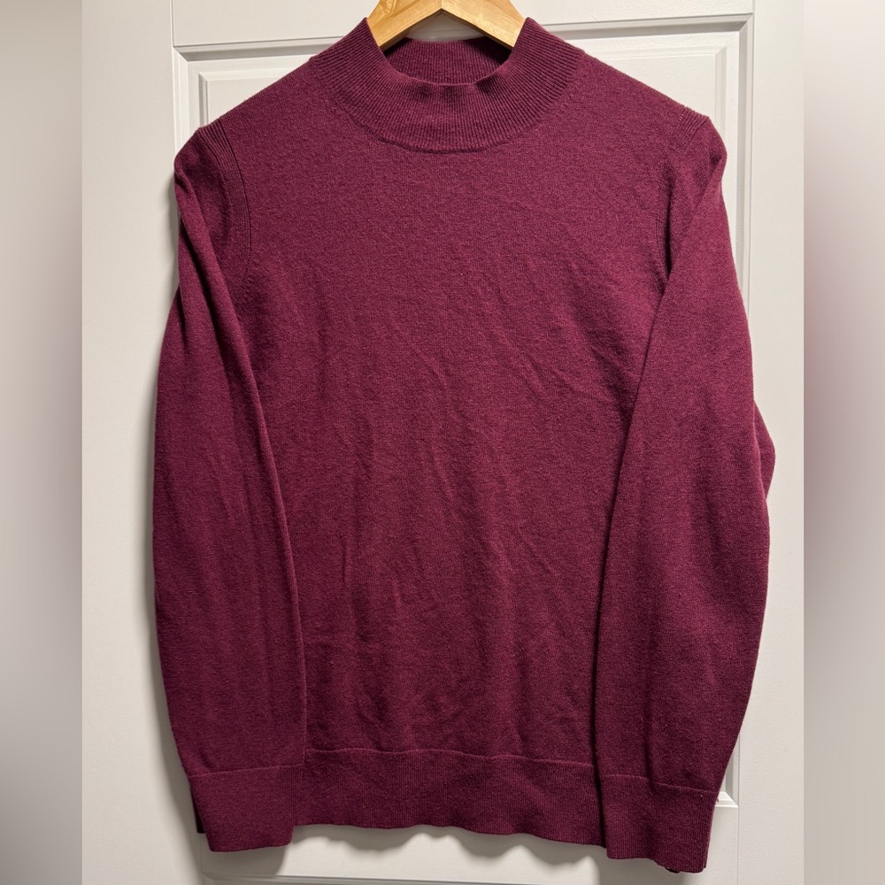 Banana Republic Wool-blend mock-neck sweater